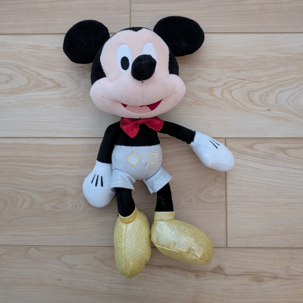 Disney Mickey with Gold Shoes and Silver Pants
